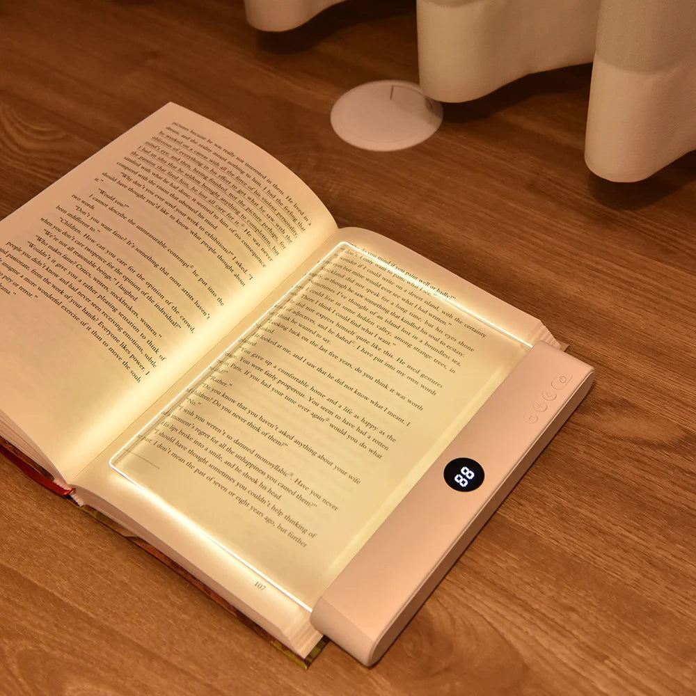 Luz de lectura recargable para la cama